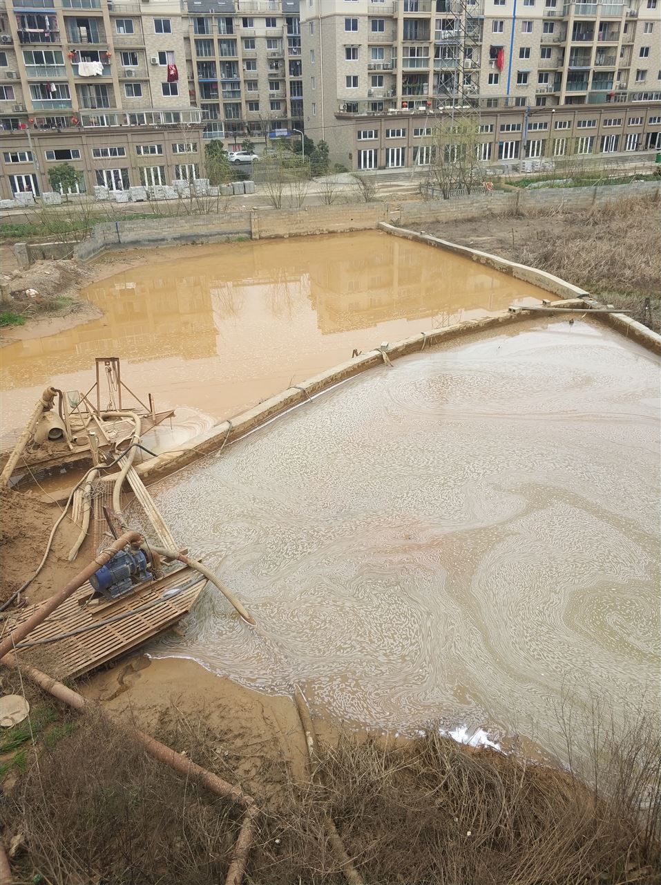 长顺沉淀池淤泥清理-厂区废水池淤泥清淤